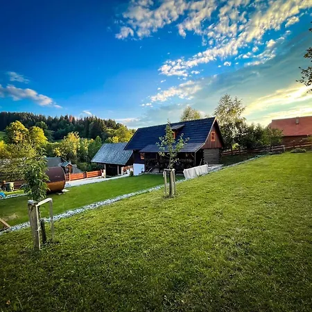 Traditional Deer With Sauna Chalet